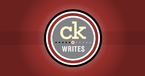 Image of 'ckwrites' identity that I designed